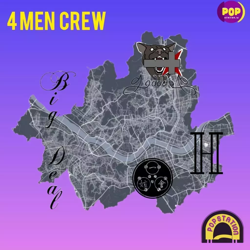 Daftar Nama Organisasi 4 Men Crew di Lookism