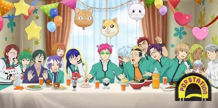 Anime Mirip One Punch Man - The Disastrous Life of Saiki K.