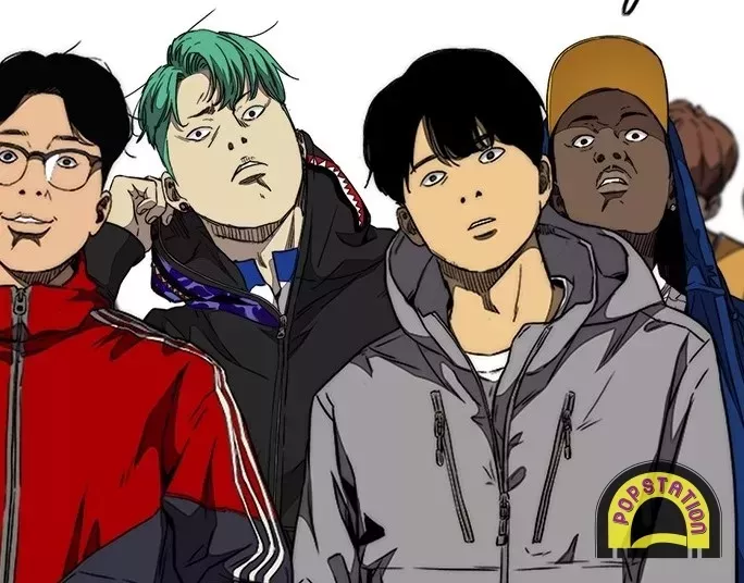 Nama crew manhwa Windbreaker - Tridents Crew