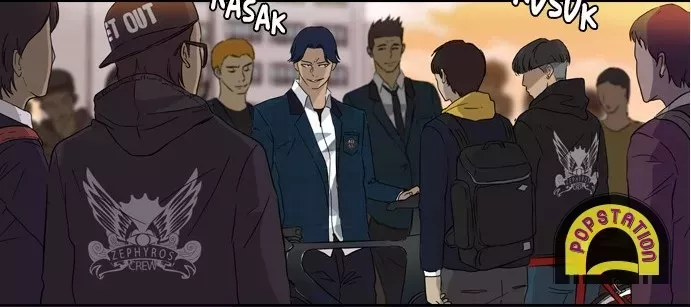 Nama crew manhwa Windbreaker - Zephyrus