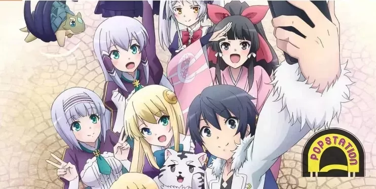 Rekomendasi Anime Harem Terbaik - In Another World With My Smartphone