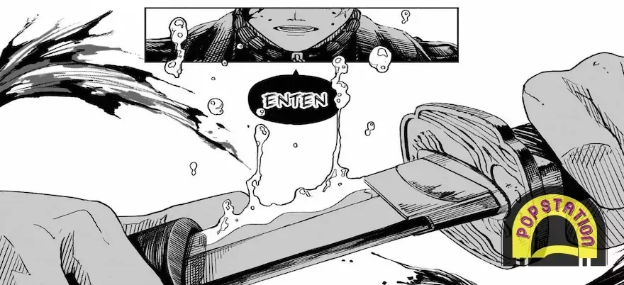 Kekuatan Enten di Manga Kagurabachi