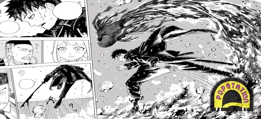 Kekuatan Enten di Manga Kagurabachi - Aka